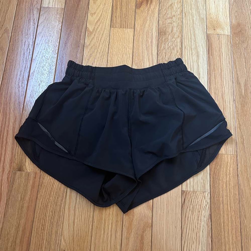 black low rise lululemon speed up 2.5in size 4